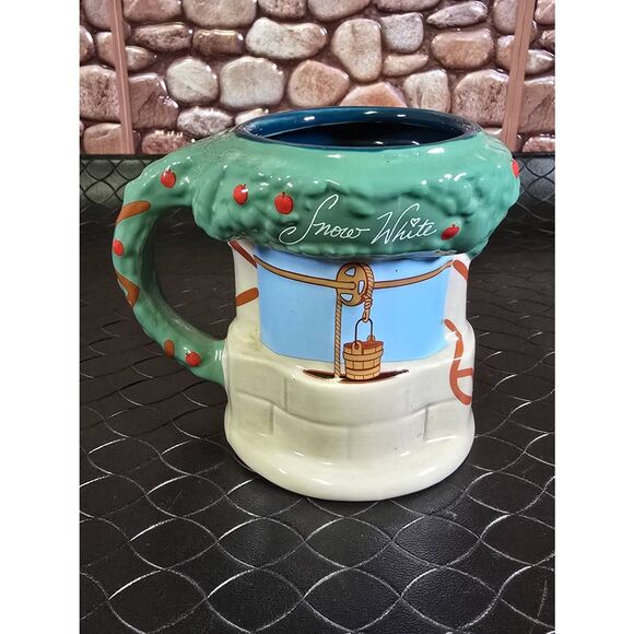 Disney Parks Snow White Wishing Well Mug Cup The Kindest One of All Sculpted 3-D - Picture 1 of 9